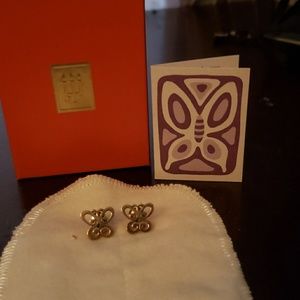 James Avery Butterfly Earrings